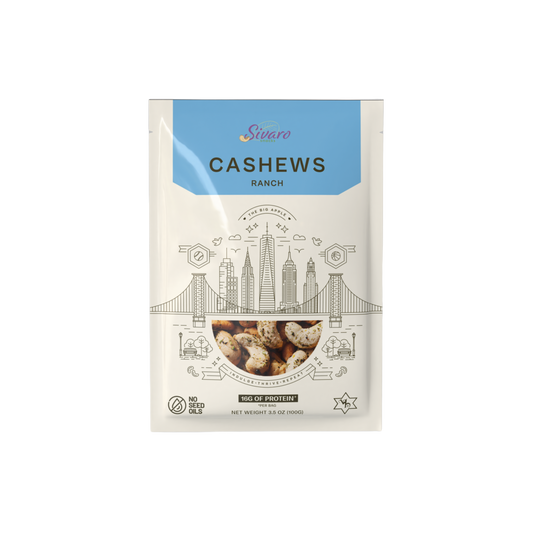 Sivaro Ranch Cashews 3.5 oz - Case of 12