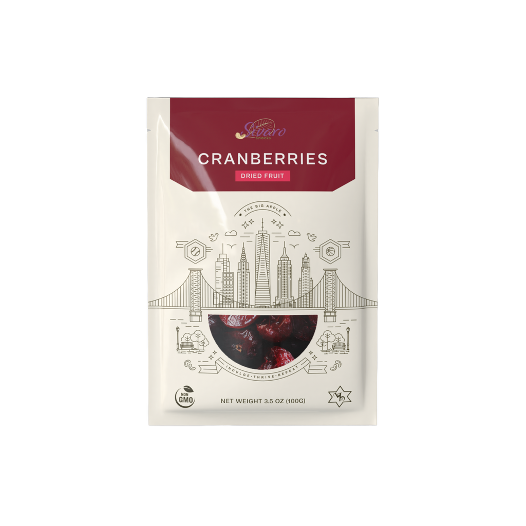 Sivaro Dried Cranberries 3.5 oz - Case of 12