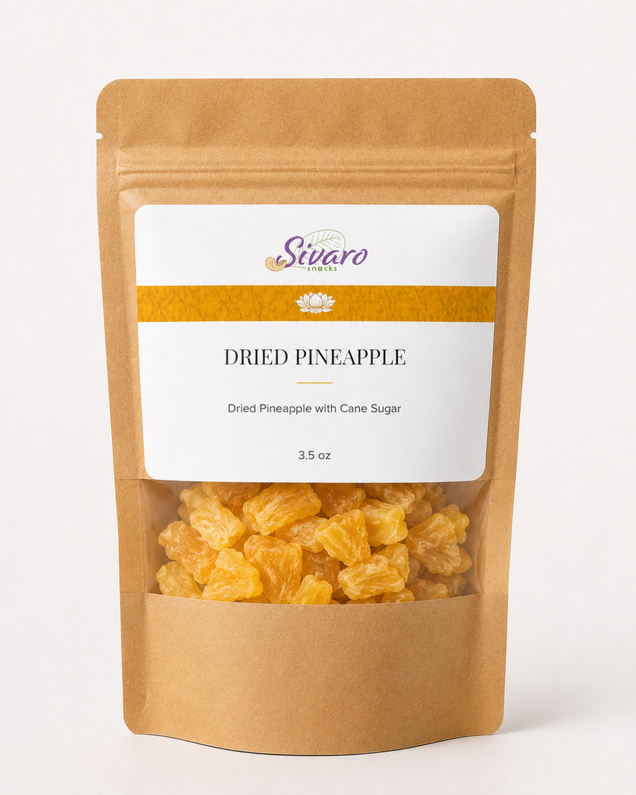 Dried Pineapple Sulphur-Free, 3.5 oz