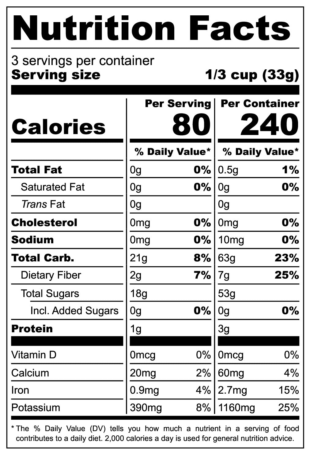 Sivaro Dried Apricot 3.5 oz - Case of 12