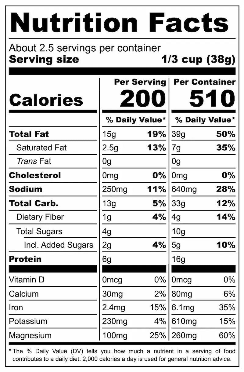 Everything Bagel Cashews | Seed-Oil Free Roasted Nuts