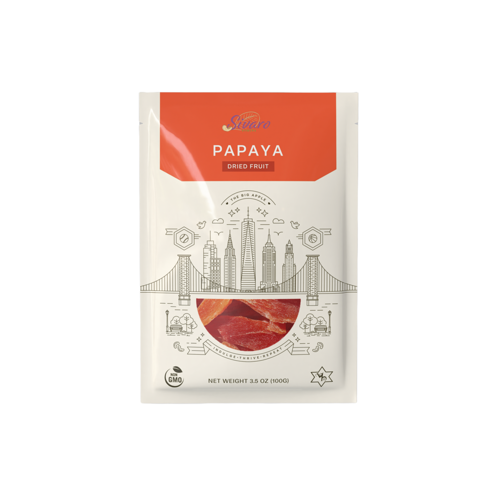 Sivaro Dried Papaya 3.5 oz - Case of 12