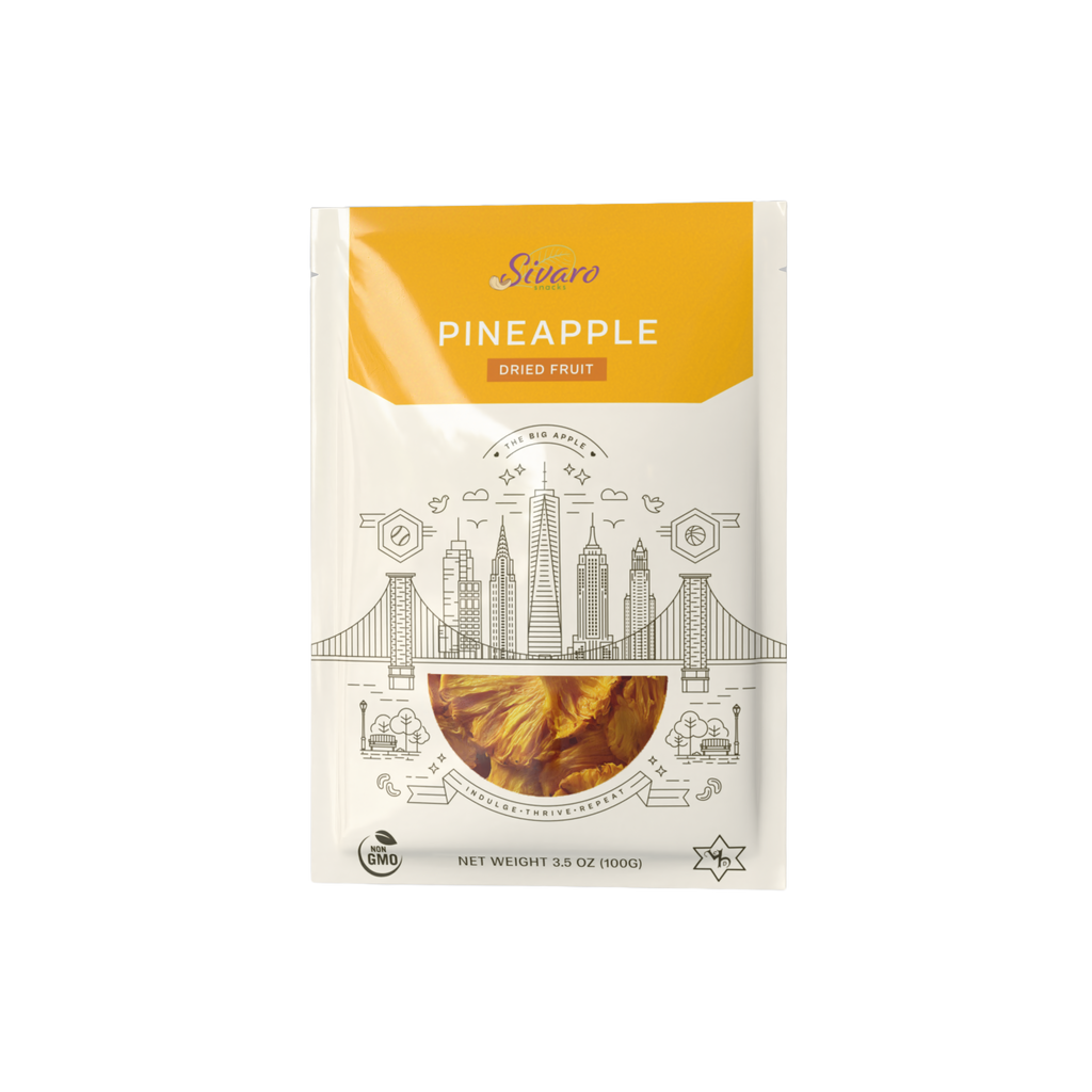 Sivaro Dried Pineapple 3.5 oz - Case of 12