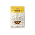 Package of Sivaro Snacks roasted and salted cashews on a white background