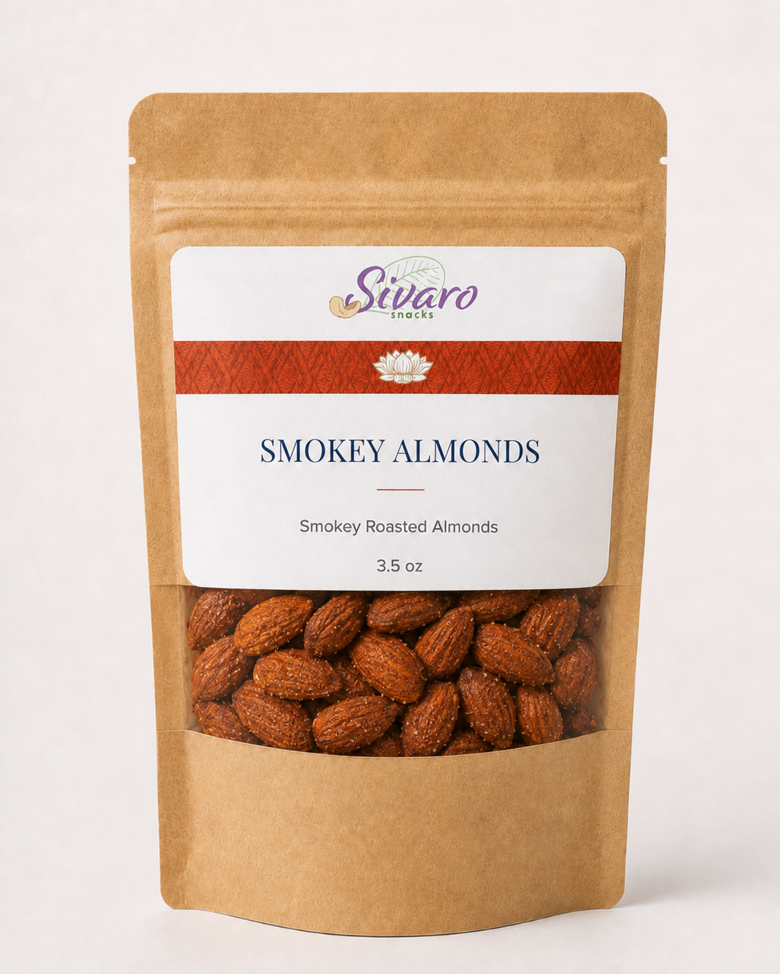 Smokey Almonds - Seed-Oil-Free, 3.5 oz (Temporary Craft Bag)