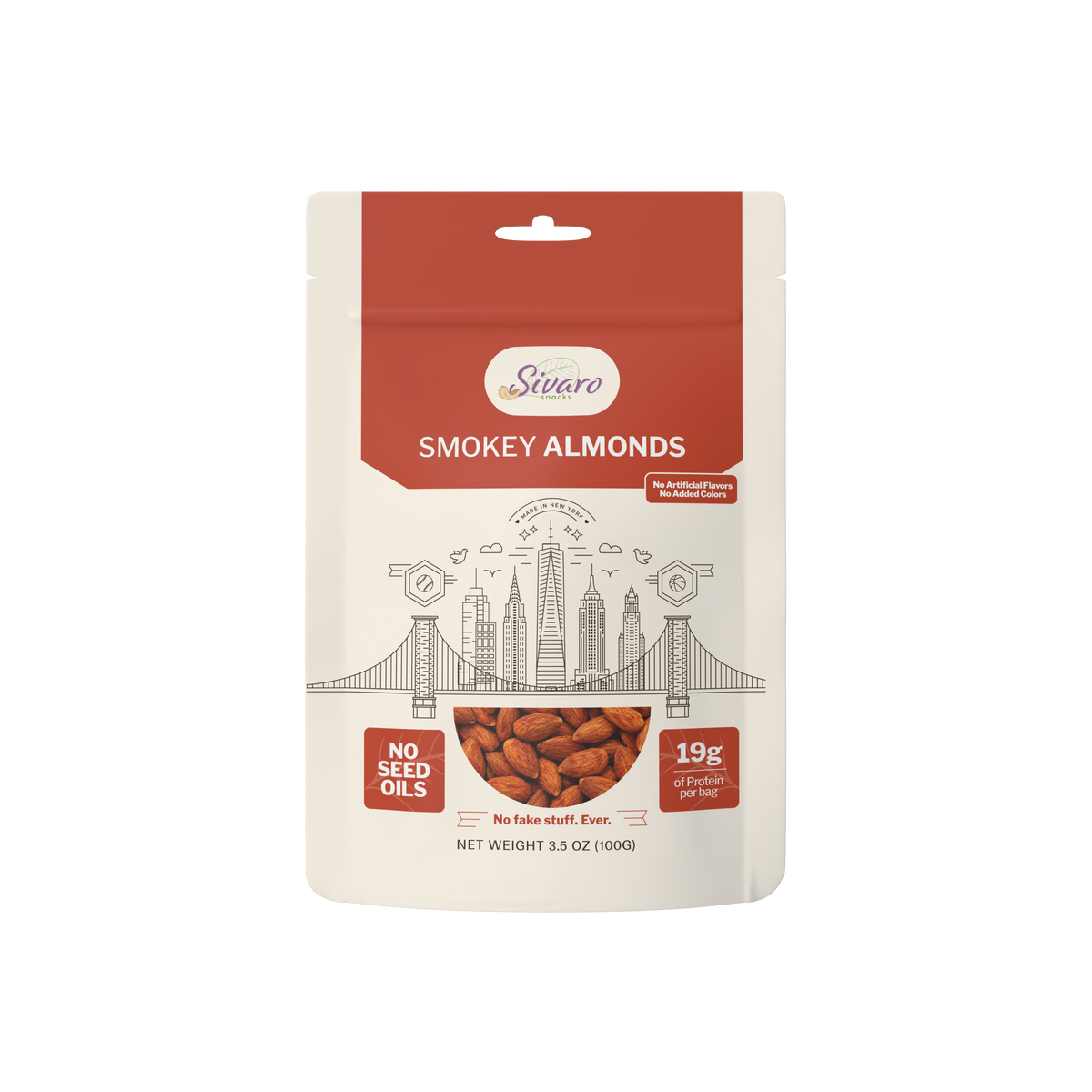 Sivaro Smokey Almonds 3.5 oz