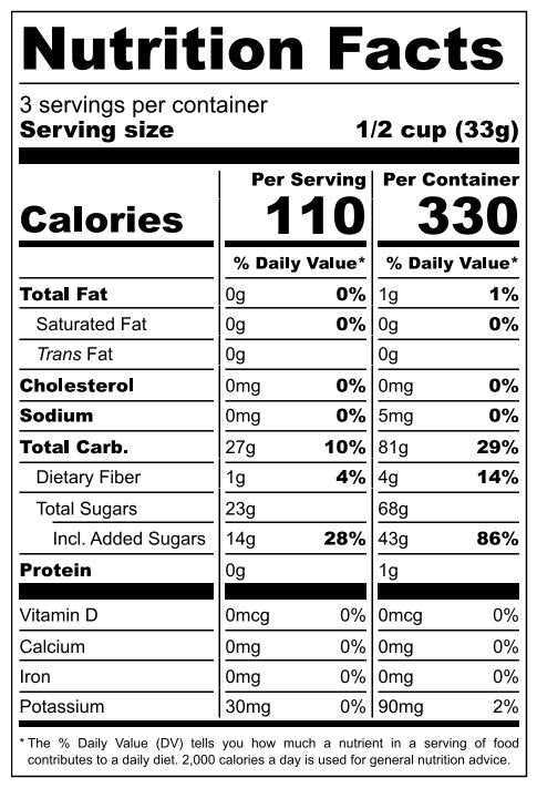 Sivaro Dried Cranberries 3.5 oz - Case of 12